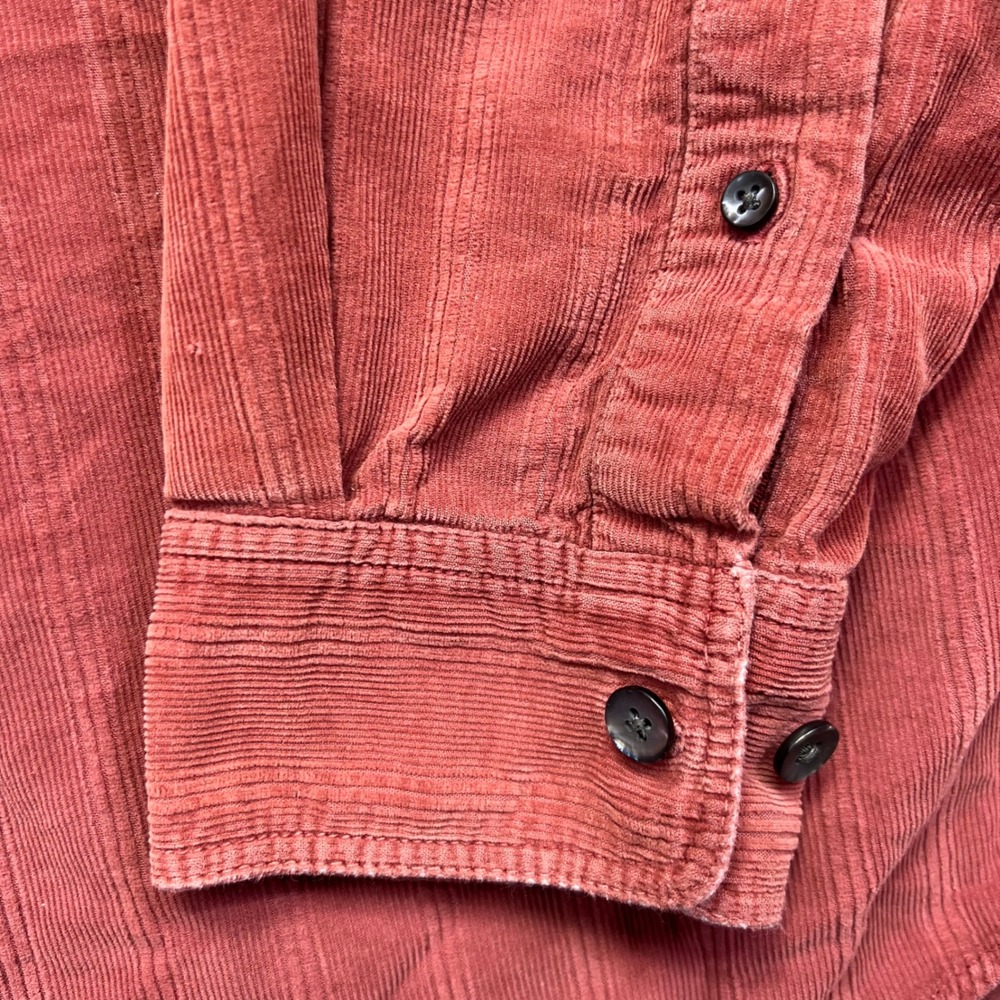 The Territory Ahead Shirt Mens Large Red Corduroy Faded Button Down Longsleeve - Picture 4 of 16
